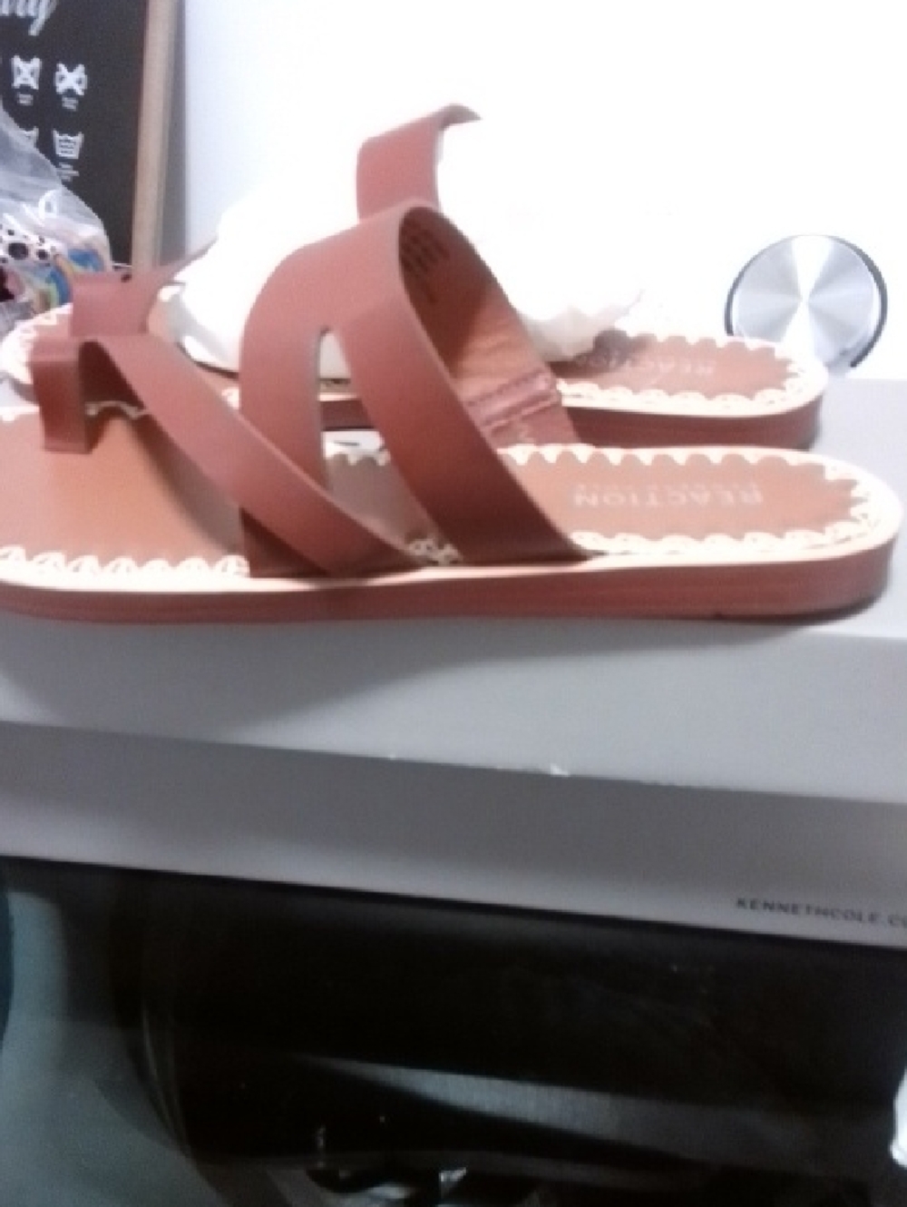 Brown Leather Sandals - Picture 3 of 4